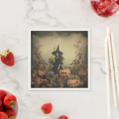 Vintage Halloween-Hexerei (3) Serviette (Beispiel)