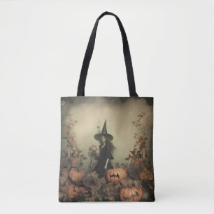 Vintage Halloween-Hexerei (3) Tasche