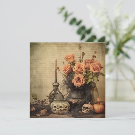 Vintage Halloween-Hexerei (4) (Stehend Vorderseite)