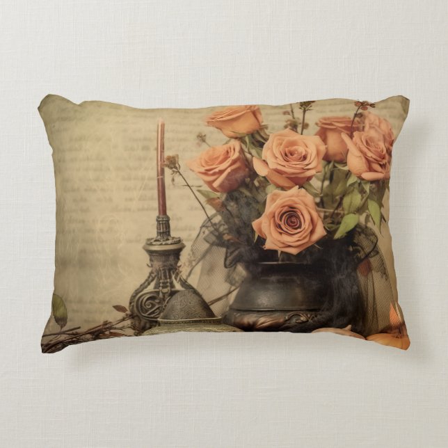 Vintage Halloween-Hexerei (4) Dekokissen (Vorderseite)