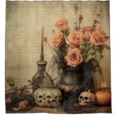 Vintage Halloween-Hexerei (4) Duschvorhang (Vorderseite)