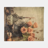 Vintage Halloween-Hexerei (4) Fleecedecke (Vorderseite (Horizontal))