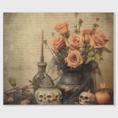 Vintage Halloween-Hexerei (4) Geschenkpapier (Flach)