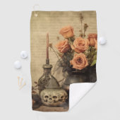 Vintage Halloween-Hexerei (4) Golfhandtuch (Insitu)