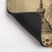 Vintage Halloween-Hexerei (4) Mousepad (Ecke)