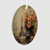 Vintage Halloween-Hexerei (4) Ornament (Vorderseite)