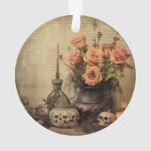 Vintage Halloween-Hexerei (4) Ornament (Rückseite)