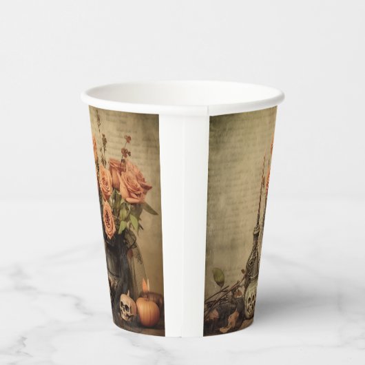 Vintage Halloween-Hexerei (4) Pappbecher (Rechts)