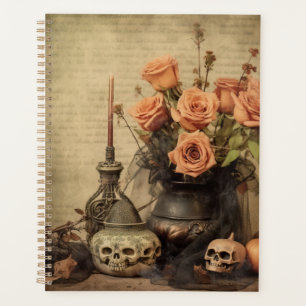 Vintage Halloween-Hexerei (4) Planer