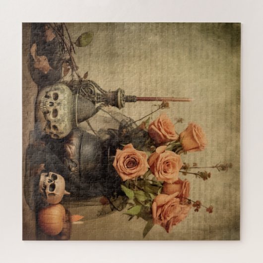 Vintage Halloween-Hexerei (4) Puzzle (Horizontal)