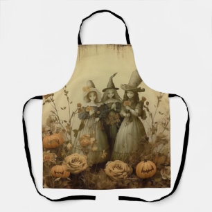Vintage Halloween-Hexerei (5) Schürze
