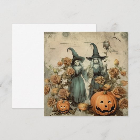 Vintage Halloween-Hexerei (6) (Vorne/Hinten)