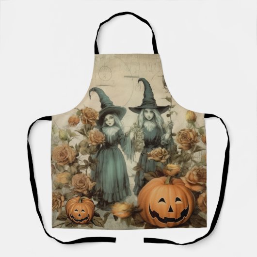 Vintage Halloween-Hexerei (6) Schürze (Vorderseite)