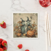 Vintage Halloween-Hexerei (6) Serviette (Beispiel)