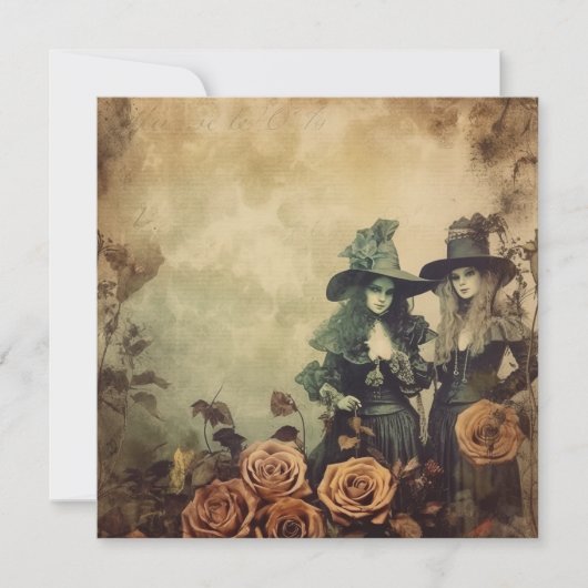 Vintage Halloween-Hexerei (7) (Vorderseite)