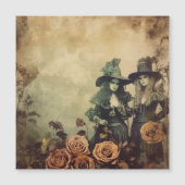 Vintage Halloween-Hexerei (7) Magnetkarte (Vorderseite)