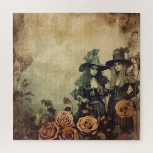 Vintage Halloween-Hexerei (7) Puzzle
