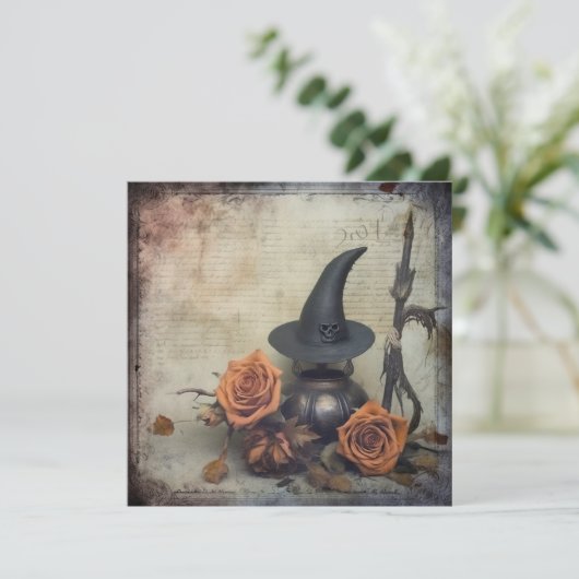 Vintage Halloween-Hexerei (8) (Stehend Vorderseite)