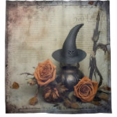 Vintage Halloween-Hexerei (8) Duschvorhang (Vorderseite)
