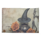 Vintage Halloween-Hexerei (8) Kissenbezug (Rückseite-Links)