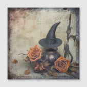 Vintage Halloween-Hexerei (8) Magnetkarte (Vorderseite)