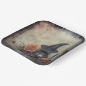 Vintage Halloween-Hexerei (8) Pappteller (Gewinkelt)