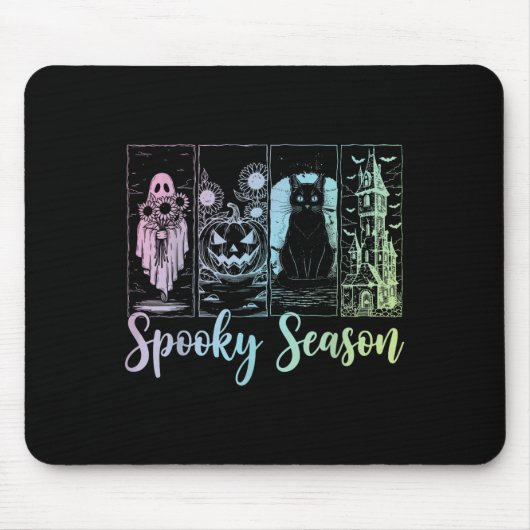 Vintage Halloween Horror Soky-Saison Mousepad (Vorne)