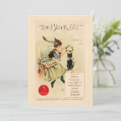 Vintage Halloween-Illustration Feiertagskarte (Stehend Vorderseite)