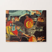 Vintage Halloween-Illustration Puzzle (Horizontal)