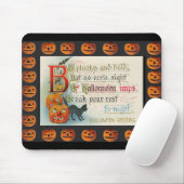 Vintage Halloween-Imps Mousepad (Mit Mouse)