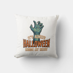 Vintage Halloween in meinem Herzen Monster-Hand-De Kissen