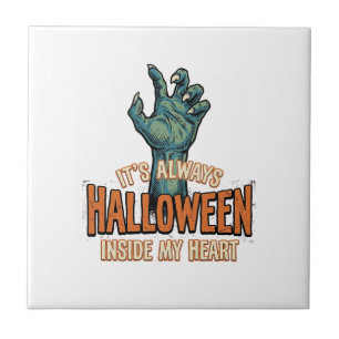 Vintage-Halloween-Innerhalb-Meines-Herzens-Monster Fliese
