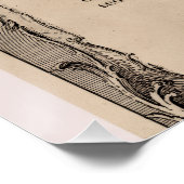 Vintage Halloween Invitation Poster (Ecke)