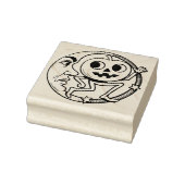 Vintage-Halloween-Jack-O'-Lantern-Stempel aus Gumm Gummistempel (Stempel)