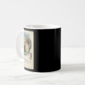 Vintage Halloween-Kaffee-Tasse Kaffeetasse (Vorderseite Links)