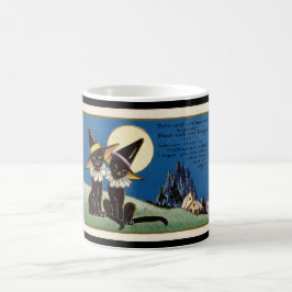 Vintage Halloween-Kaffee-Tasse Kaffeetasse