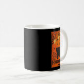 Vintage Halloween-Kaffee-Tasse Kaffeetasse (VorderseiteRechts)