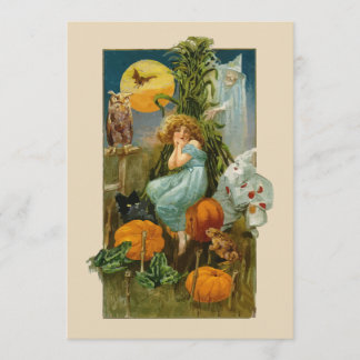Vintage Halloween Karte