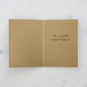 Vintage Halloween-Karte Karte (Innenseite)