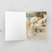 Vintage Halloween-Karte Karte (Innenseite)