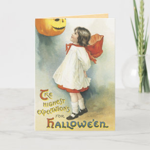 Vintage Halloween-Karte Karte