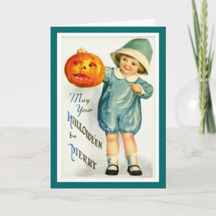Vintage Halloween-Karte Karte