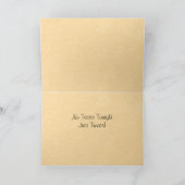 Vintage Halloween-Karte Karte (Innenseite)