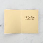 Vintage Halloween-Karte Karte (Innenseite)