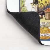Vintage Halloween-Karte Mousepad (Ecke)