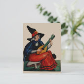 Vintage Halloween-Karte Postkarte (Stehend Vorderseite)