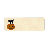 Vintage Halloween-Katze (Vorne)