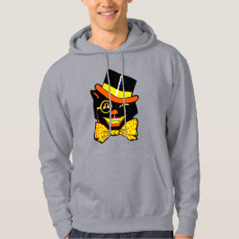 Vintage Halloween-Katze Hoodie
