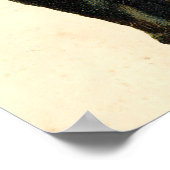 Vintage Halloween-Katze Poster (Ecke)