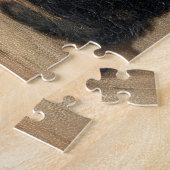 Vintage Halloween-Katze Puzzle (Seite)